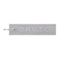 Trendy BRUTE woven Keychain - Grey