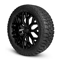 BRUTE 22" Wheels - with 285/45/22 MT - Rugged look
